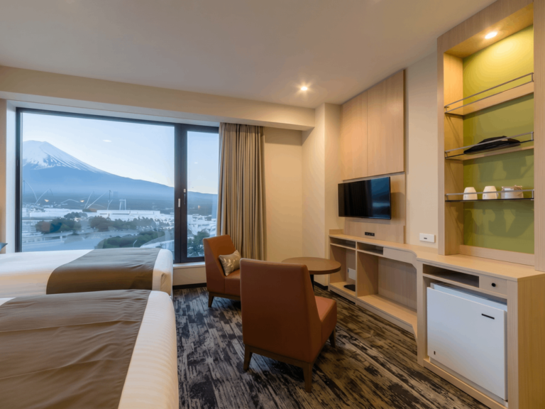 富士山展望溫泉酒店 (HOTEL MYSTAYS Fuji Onsen Resort) 窗外直擊富士山的房型實拍