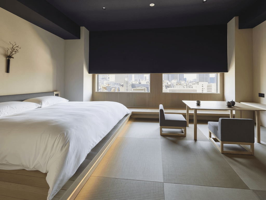溫泉旅館 由緣 新宿 (Onsen Ryokan Yuen Shinjuku) 充滿日式美學的極簡客房實拍
